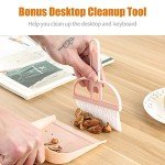 Long Handle Broom and Dustpan Set for Cleaning