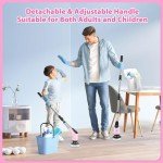 Cordless Electric Spin Scrubber with 8 Brush Heads