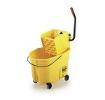 Rubbermaid 35 Quart Yellow Mopping Trolley
