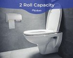 Double Roll Wall-Mount Toilet Paper Dispenser