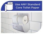 Double Roll Wall-Mount Toilet Paper Dispenser
