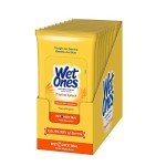 Wet Ones Tropical Splash Antibacterial Hand Wipes - 10 Pack