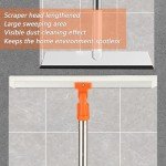 Heavy-Duty Floor Squeegee with Long Handle