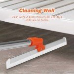 Heavy-Duty Floor Squeegee with Long Handle