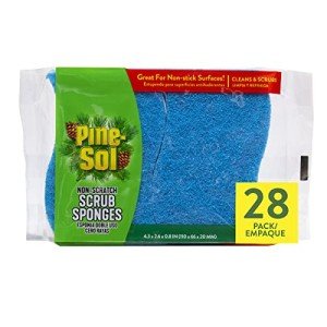 Pine-Sol Double-Sided Non-Scratch Scrub Sponges - 28 Pack