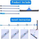 YONILL 50" Heavy Duty Floor Squeegee with Handle