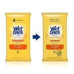 Wet Ones Tropical Splash Antibacterial Hand Wipes - 10 Pack