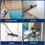 17.5" Heavy Duty Floor Squeegee with 62" Handle
