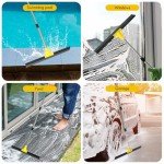 30" Floor Squeegee with 60" Adjustable Handle