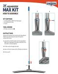 Unger AquaDozer Max Squeegee Kit - 24” & 60”
