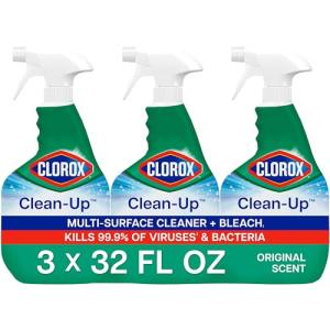 Clorox Multi-Surface Cleaner with Bleach, 32 Oz, 3-Pack