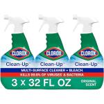 Clorox Multi-Surface Cleaner with Bleach, 32 Oz, 3-Pack