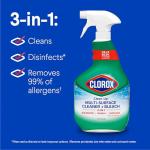 Clorox Multi-Surface Cleaner with Bleach, 32 Oz, 3-Pack