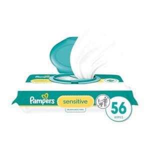 Pampers 5-Pack Sensitive Wipes, 56 Count