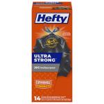 Hefty Strong 30 Gallon Black Trash Bags, 14 Count