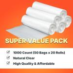 Bulk 12-16 Gallon High Density Trash Bags