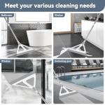 Magic Broom and Squeegee for Easy Floor Cleaning