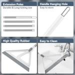 Magic Broom and Squeegee for Easy Floor Cleaning