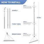 Magic Broom and Squeegee for Easy Floor Cleaning