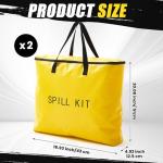 Dansydaisy Universal Portable Spill Kit Bag