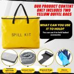 Dansydaisy Universal Portable Spill Kit Bag