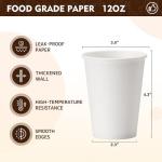 YEEHAW 300 Pack Disposable Coffee Cups, 12 oz