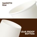 YEEHAW 300 Pack Disposable Coffee Cups, 12 oz