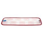 Rubbermaid 18" Red Microfiber Wet Mop Pad