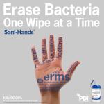 Sani-Hands Hand Sanitizer Wipes 100 Pack