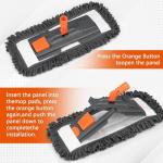 15.74" Dust Mop with 3 Washable Pads