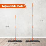 15.74" Dust Mop with 3 Washable Pads