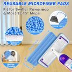 BPAWA Microfiber Mop with 4 Washable Pads