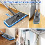 BPAWA Microfiber Mop with 4 Washable Pads