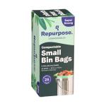 3 Gallon Compostable Trash Bags, 25 Count