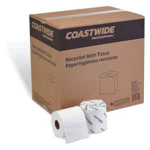 COASTWIDE 2-Ply Recycled Toilet Paper, 48-Pack