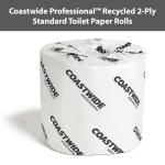 COASTWIDE 2-Ply Recycled Toilet Paper, 48-Pack