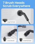 Leebein Cordless Spin Scrubber with 7 Brush Heads