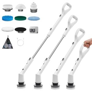 Sorpci Cordless Electric Spin Scrubber with Brush Heads