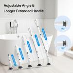 Sorpci Cordless Electric Spin Scrubber with Brush Heads