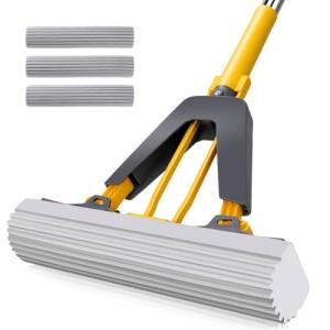Masthome Roller Sponge Mop with Refills