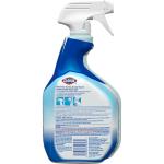 Clorox Clean Up Multi Surface Spray with Bleach, 2 Pack All Purpose Bleach Spray Trigger, Disinfects Kitchen, Bathroom, Fresh Scent, Mold & Mildew Cleaner, 32 oz. Ea Plus Microfiber Cleaning Cloth