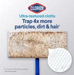 Clorox Cleaning Bundle - Disinfecting Mist Lemon and Orange Blossom Scent (1 Spray Bottle & 1 Refill, 16 Fl Oz Each) Disinfecting Wet Mopping Cloths, Rain Clean Scent (2-Pack, 24ct Each)