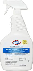 Clorox Healthcare Bleach Germicidal Cleaner Spray, 22 oz