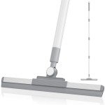 180° Rotating Floor Squeegee with Long Handle