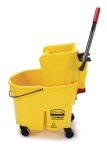 Rubbermaid 35 Quart Yellow Mopping Trolley