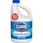 Clorox Disinfecting Bleach, 81 oz Bottle