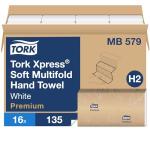 Tork Premium Soft Multifold Paper Towels - White