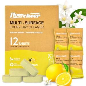 Flowcheer Multi-Surface Cleaner Concentrate Refill, Lemon