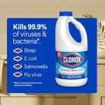 Clorox Disinfecting Bleach, 43 oz Bottle