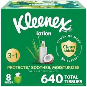 Kleenex Lotion Facial Tissues with Coconut Oil